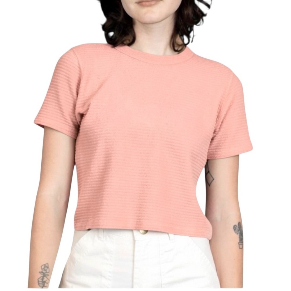 Big Bud Press Cropped Waffle Tee
